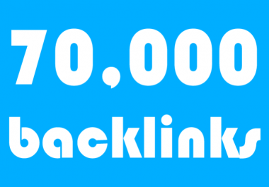 I will 50k 60k 70k backlinks,  best for tier2 - SEO