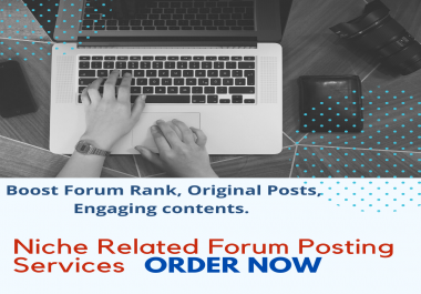 I will write forum posts for you