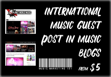 Music Guest Post on Music Blogs International