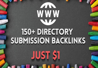 150+ Directory-Submission SEO Backlinks done by me for super fast Ranking 