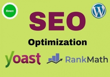 I will do on page SEO optimization with yoast or rank math