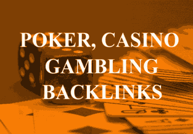 1100 Poker Backlinks,  HQ PBN poker,  blackjack,  casino and gambling backlinks