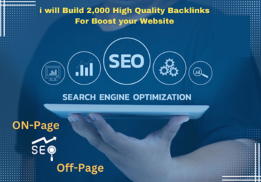 2000 High Authority Backlinks: Skyrocket Your Website's SEO Performance Now!
