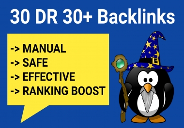 Google SEO High Authority Backlinks Manual Work