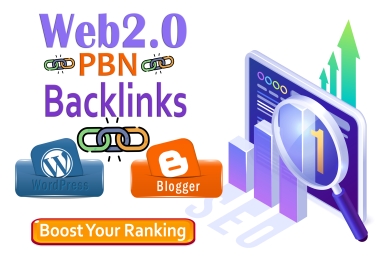 100 Web 2.0 PBN Post Backlinks On WordPress And Blogger