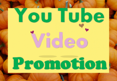 Manually give H.Q Video Promotion within 24 hrs Delivery