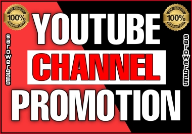 Youtube Account and Video Promotion via global real users