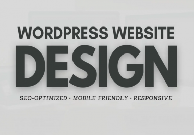 I will be customizing WordPress design quickly