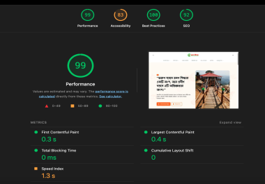 WordPress Speed Optimization & Core Web Vitals Enhancement