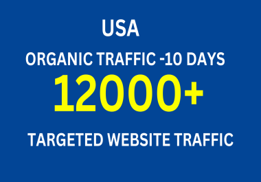 Drive 12000 USA Organic Targeted Traffic