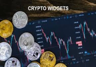 I will provide crypto widgets for wordpress