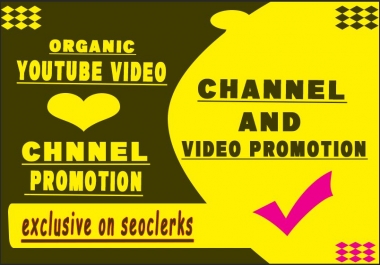 Do The Awesome YouTube Promotion & Marketing Via Social Media Network