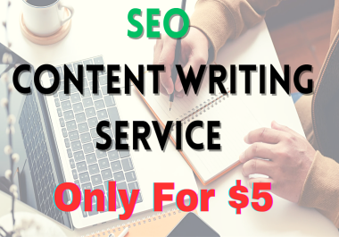 Write 1000 Words SEO Optimized Article or Content for your website