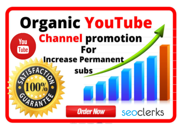 super fast organic youtube users promotion and quick delivery