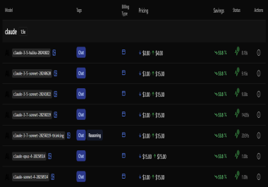 DEPOSITE 0.31 USD TO GET 1 USD IN BALANCE - Run OpenAI,  Claude,  Gemini,  and More APIs