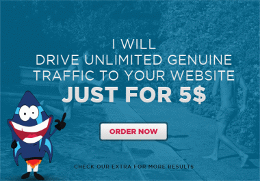 Drive Unlimited Organic Visitors to you Site for 6 Months
