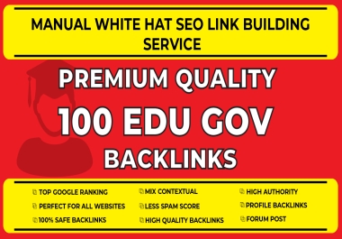 BLACK FRIDAY Offer 100 EDU GOV Backlinks Manually Created From USA & UK Universities Collage