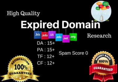 Get 1 SEO Friendly High Metrics Expired Domains For PBN