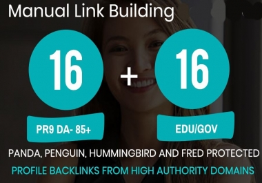 16 Pr9 Authority Backlinks + 16 Edu - Gov High Backlinks - Fire Your Google Ranking