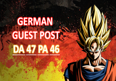 I will Publish German Guest Post DA 45