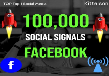 100,000 Social Signals Come From Top 1 Social Media Sites