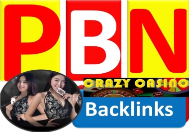Boost Your site with 51+ High Quality CASINO/GAMBLING/POKER PBNs backlinks with fast delivery