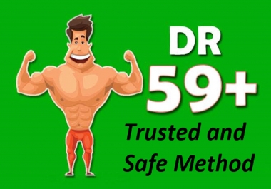 I will increase your domain rating ahrefs DR 60 plus