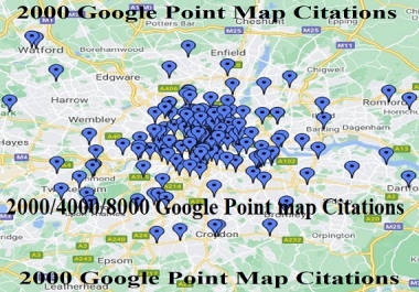 Manually Create 2000 Google Point Map Ciations For Local Seo
