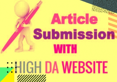 I Will Provide Approved Article Submission To Top 15 Sites