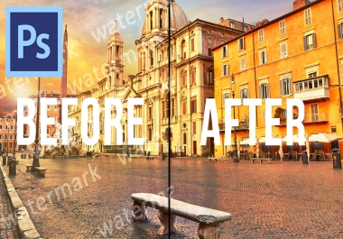 Remove watermark,  people and date stamps from your photos