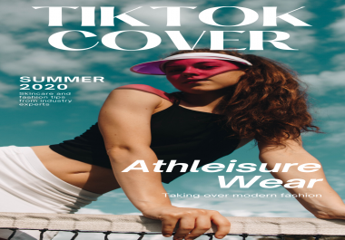 I will create a professional tiktok cover for you