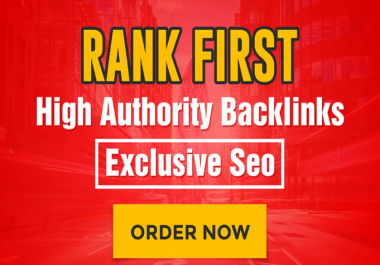Rank You First In Google With High DA 95+ HQ Links Seo Backlinks