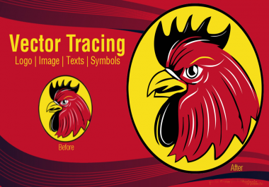 I will do vector tracing,  vectorize logo,  convert image to vector