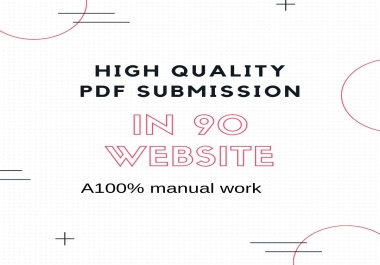Submit Your Pdf Submission To Top 90 PDF Sharing Sites