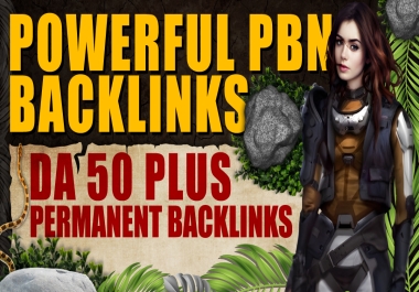 POWERFUL PBN BACKLINKS WITH LOW SPAM SCORE DA 50+ RELATED CONTENT
