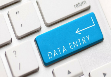English and sinhala Data Entry Service