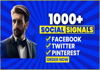 Provide 1000 social signals for your website