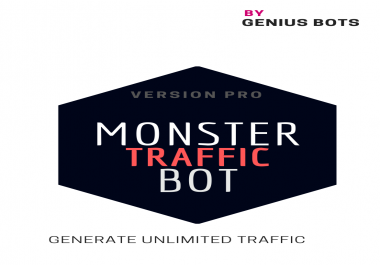Monster Traffic / Google ranker Generate unlimited traffic