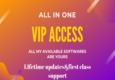 ALL in one Vip access to all Digital marketing softwares