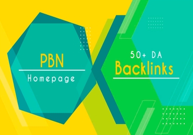 PBN - 50 PBNs Permanent POST With HIGH DA 50+ Homepage