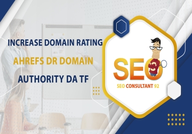 Increase domain rating ahrefs DR domain authority DA TF