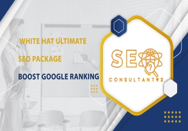 White Hat Ultimate SEO Package to Boost Google Ranking