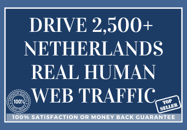 Drive 2,500 NETHERLANDS Real Human Web Traffic