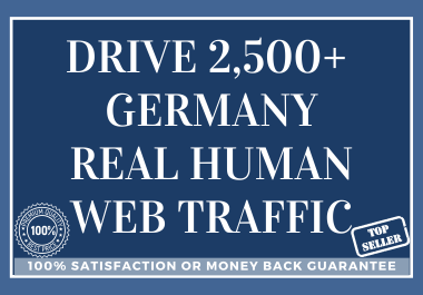 Drive 10,000 GERMANY Real Human Web Traffic for 30 Days