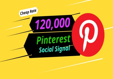 Best Service 120,000 Pinterest Social Signals SEO Bookmark Backlinks Website Traffic Google Ranking