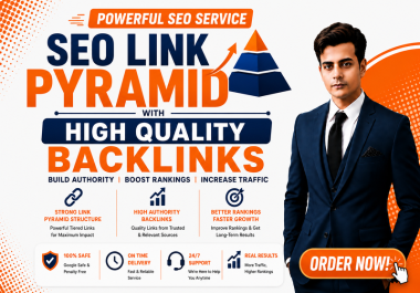 SEO Link Pyramid with High quality Backlinks