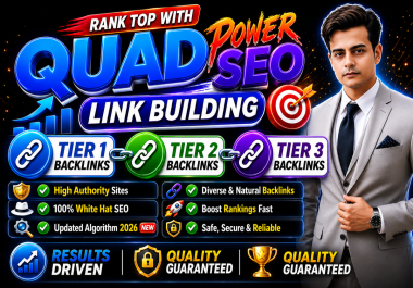 Get Rank Top with Quad Power SEO Link Building