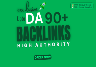 DA-90 Game changer link building manually off page seo backlinks