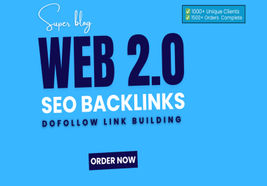 High quality web 2.0 article SEO backlinks