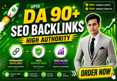 DA-90 Game changer link building manually off page seo backlinks